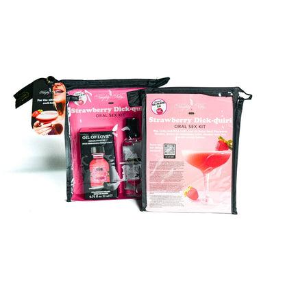 Kama Sutra Strawberry Dick-Quiri Oral Sex Kit – Strawberry Flavored