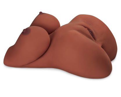 Pipedream PDX Plus EZ Bang Torso - Realistic Brown Male Stroker