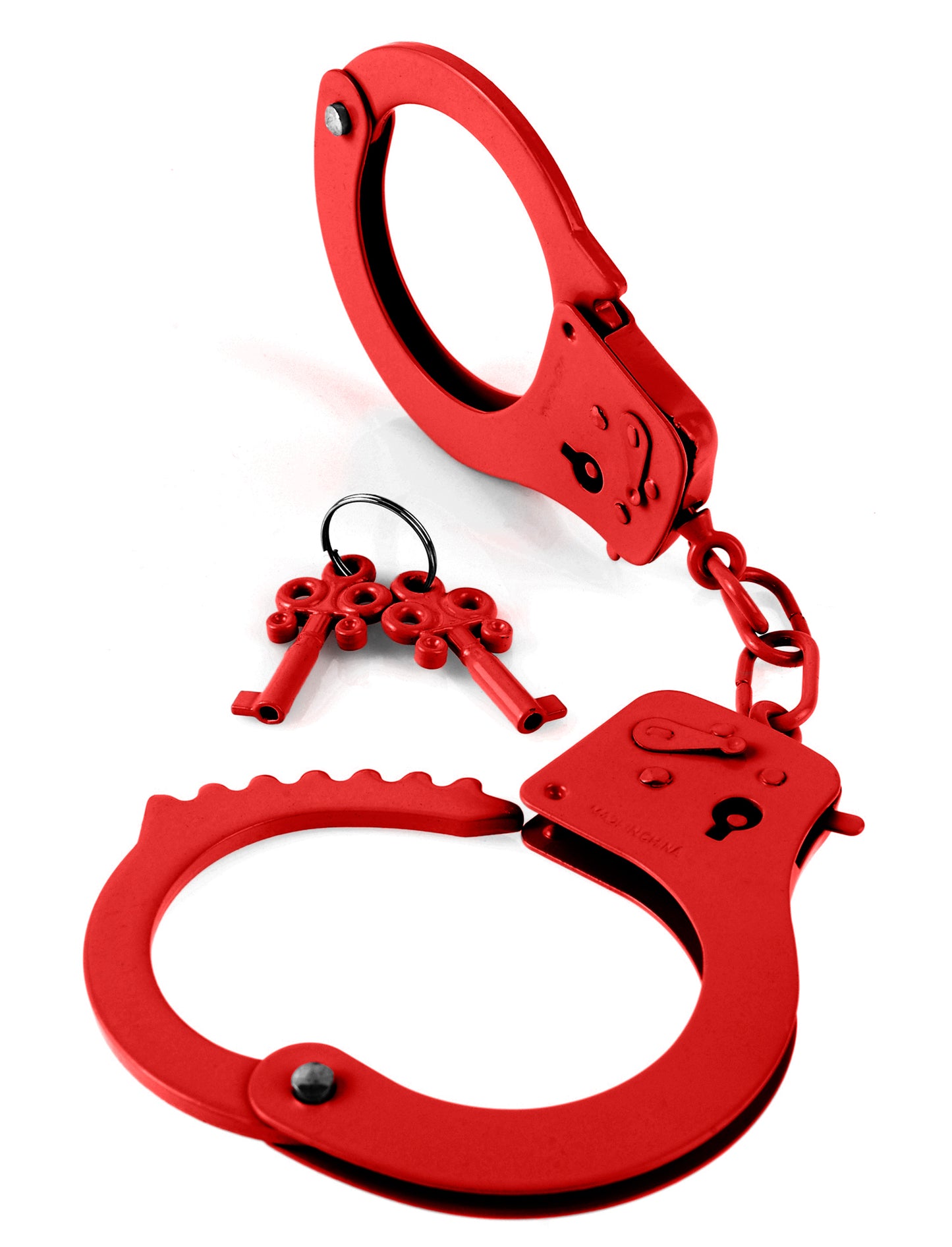 Pipedream Fetish Fantasy Series Metal Handcuffs – Red