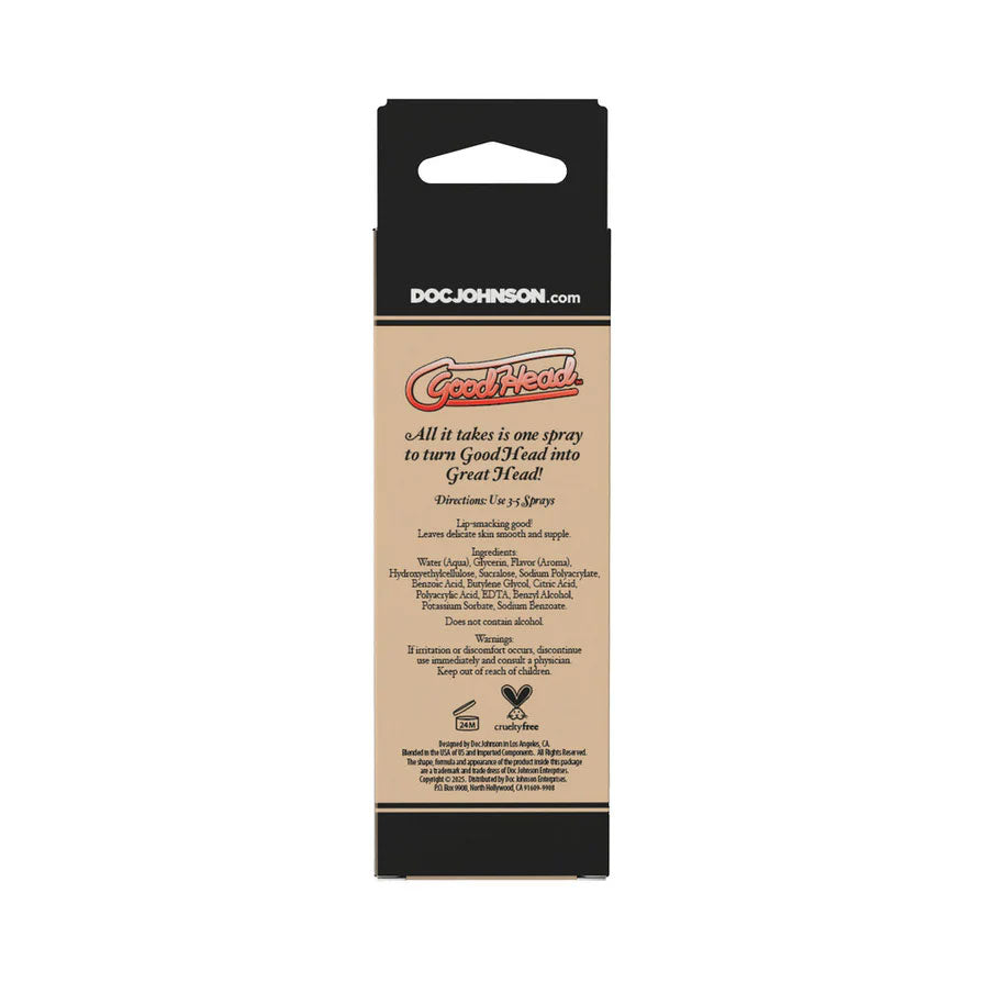 Goodhead Juicy Head Dry Mouth Spray - Strawberry/Champagne Flavor - 2oz