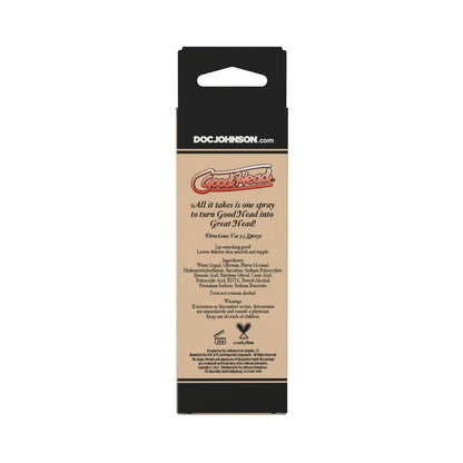 Goodhead Juicy Head Dry Mouth Spray - Strawberry/Champagne Flavor - 2oz
