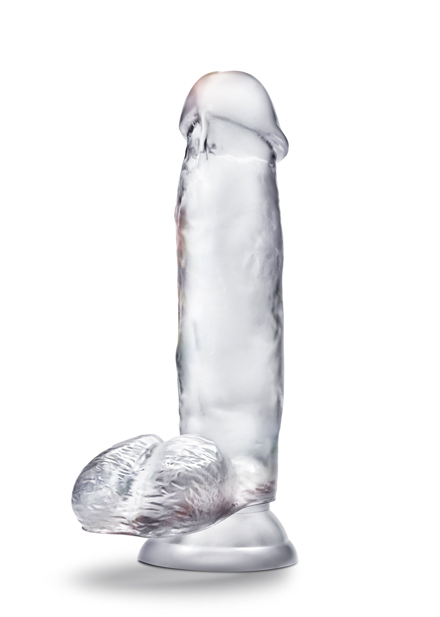 Blush B Yours Diamond Gleam Realistic Dildo with Suction Cup – Clear