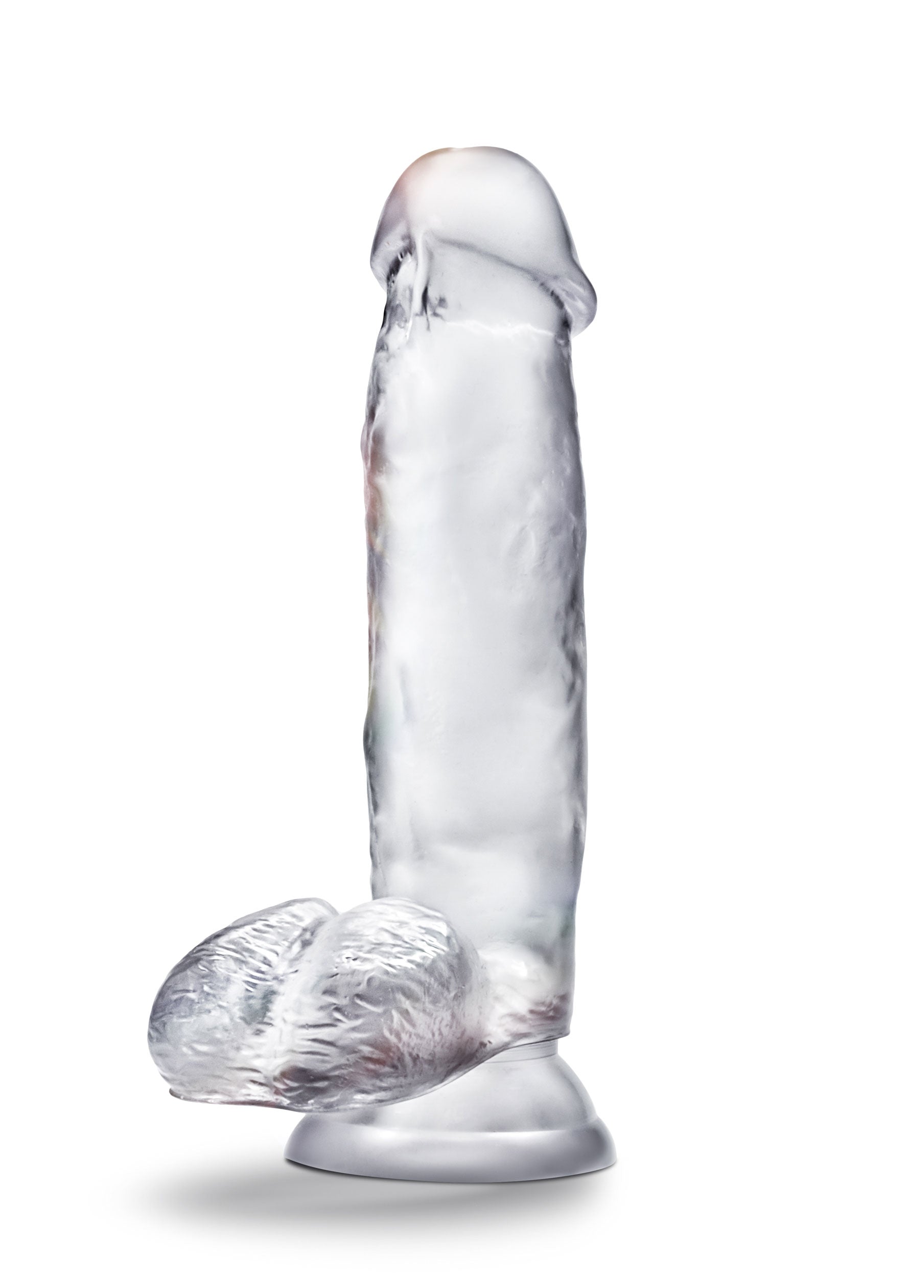 Blush B Yours Diamond Gleam Realistic Dildo with Suction Cup – Clear