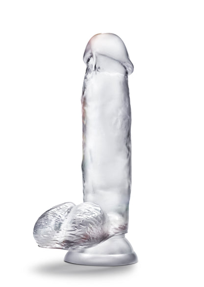 Blush B Yours Diamond Gleam Realistic Dildo with Suction Cup – Clear