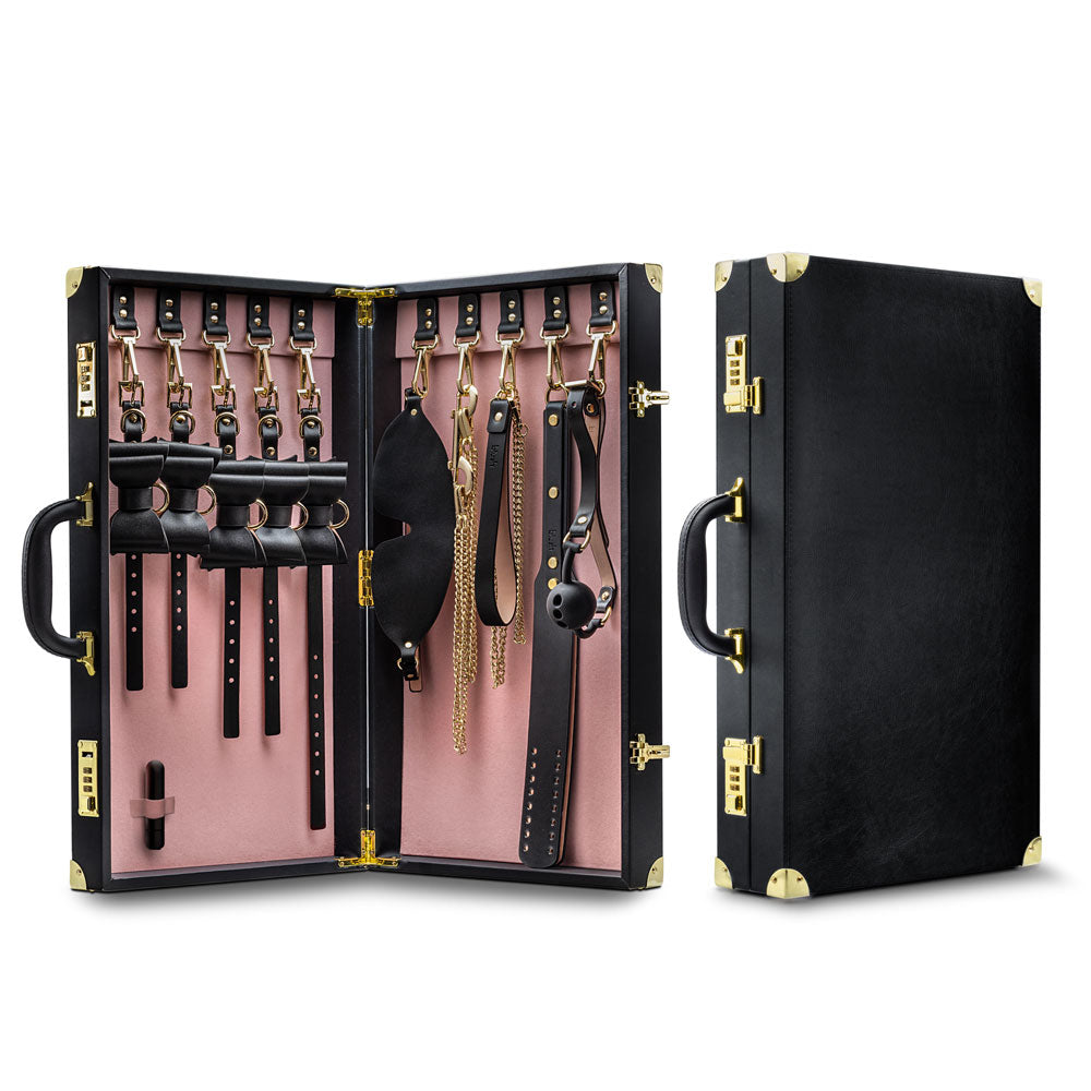 Temptasia Safe Word Bondage Kit with Suitcase – Black