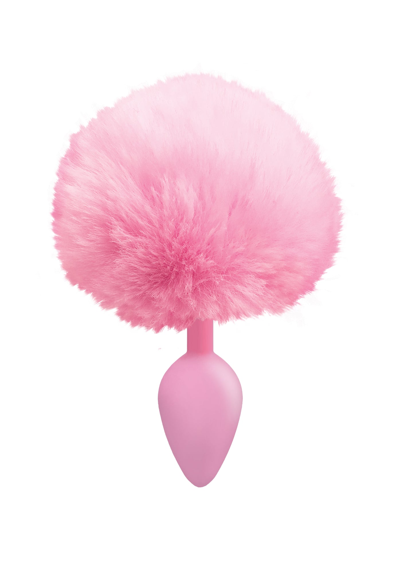 The 9's Cottontails Silicone Bunny Tail Butt Plug – Pink