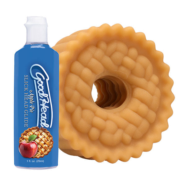 Goodhead Apple Pie Blowjob Set – Beige – Includes Stroker and Glide