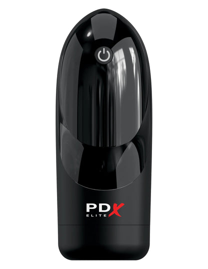 Pipedream Hydrogasm Vibrating Stroker with Rotational Action - Black