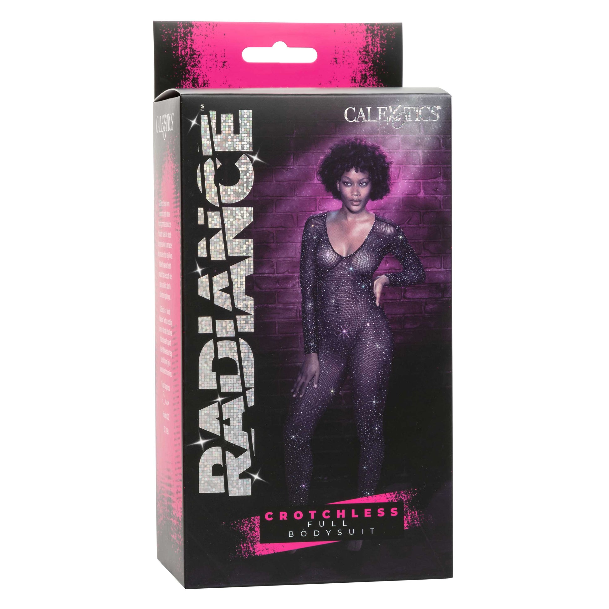 CalExotics Radiance Crotchless Full Body Suit – Crotchless Design – Black