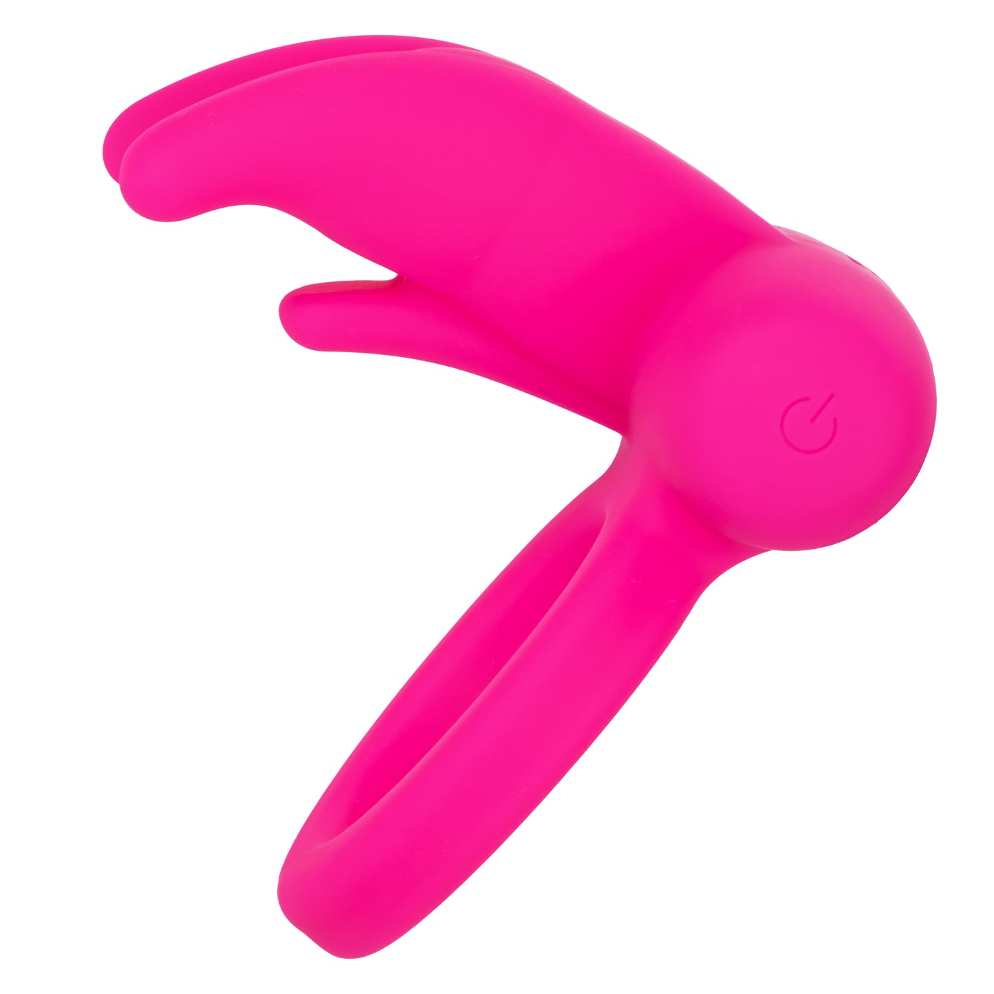 CalExotics Silicone Rechargeable Triple Clit Flicker – Pink – Multi-Function Vibrating Couples Enhancer