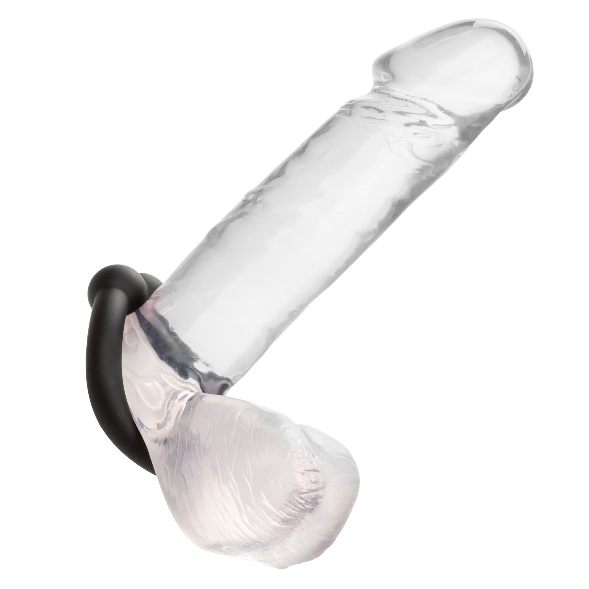 CalExotics Alpha Liquid Silicone Muscle Ring – Black – Enhancer Ring