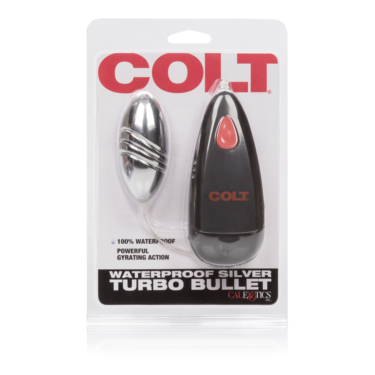 CalExotics Silver Turbo Bullet – Waterproof Vibrating Bullet with 2 Speeds