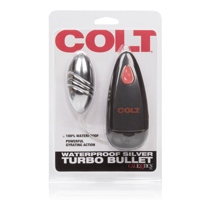 CalExotics Silver Turbo Bullet – Waterproof Vibrating Bullet with 2 Speeds