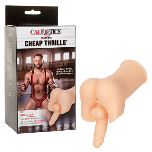 CalExotics Cheap Thrills The Wrestler - Realistic Male Masturbator - Beige