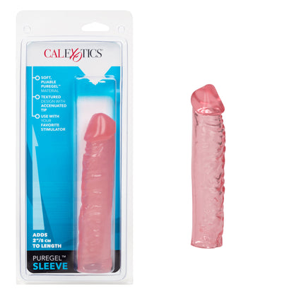 CalExotics Puregel Sleeve – Textured Sensual Sleeve – Pink