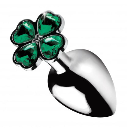 Lucky Clover Large Anal Plug with Jewel Design – Multi