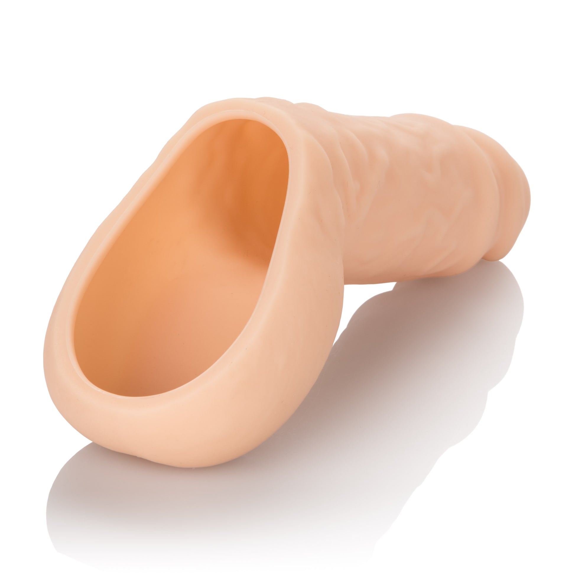 Packer Gear 5 Inch Stand-to-Pee Packer - Ivory, Harness Compatible
