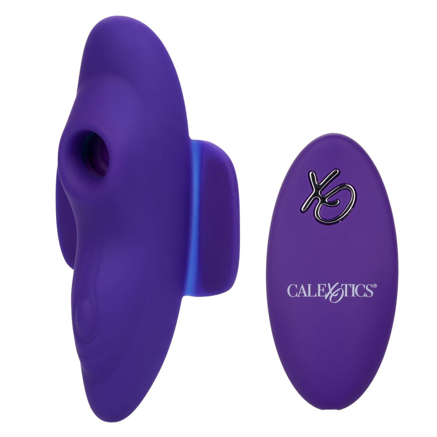 CalExotics Lock-N-Play Remote Suction Panty Teaser – Purple