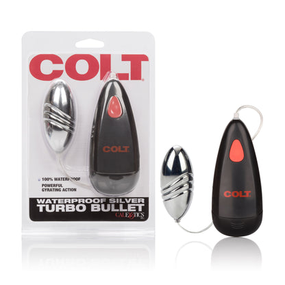 CalExotics Silver Turbo Bullet – Waterproof Vibrating Bullet with 2 Speeds