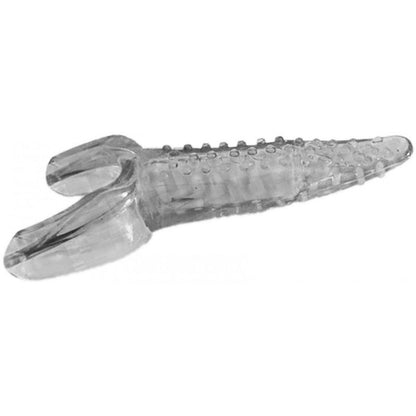 Hott Products Deep Diver Tongue Vibe - Clear - Multi-Speed Vibrating Tongue Device