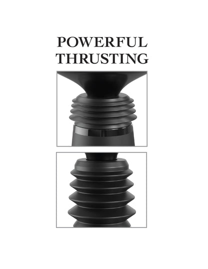 Pipedream Body Dock Thruster – Black Handheld Thrusting Device