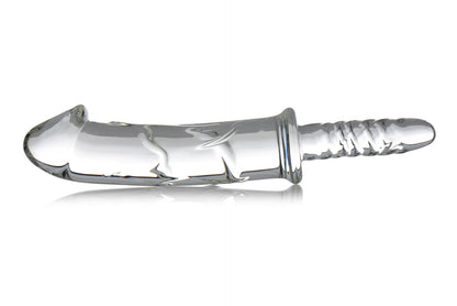 Battle Rammer Phallic Glass Thruster – Clear – 11 Inches