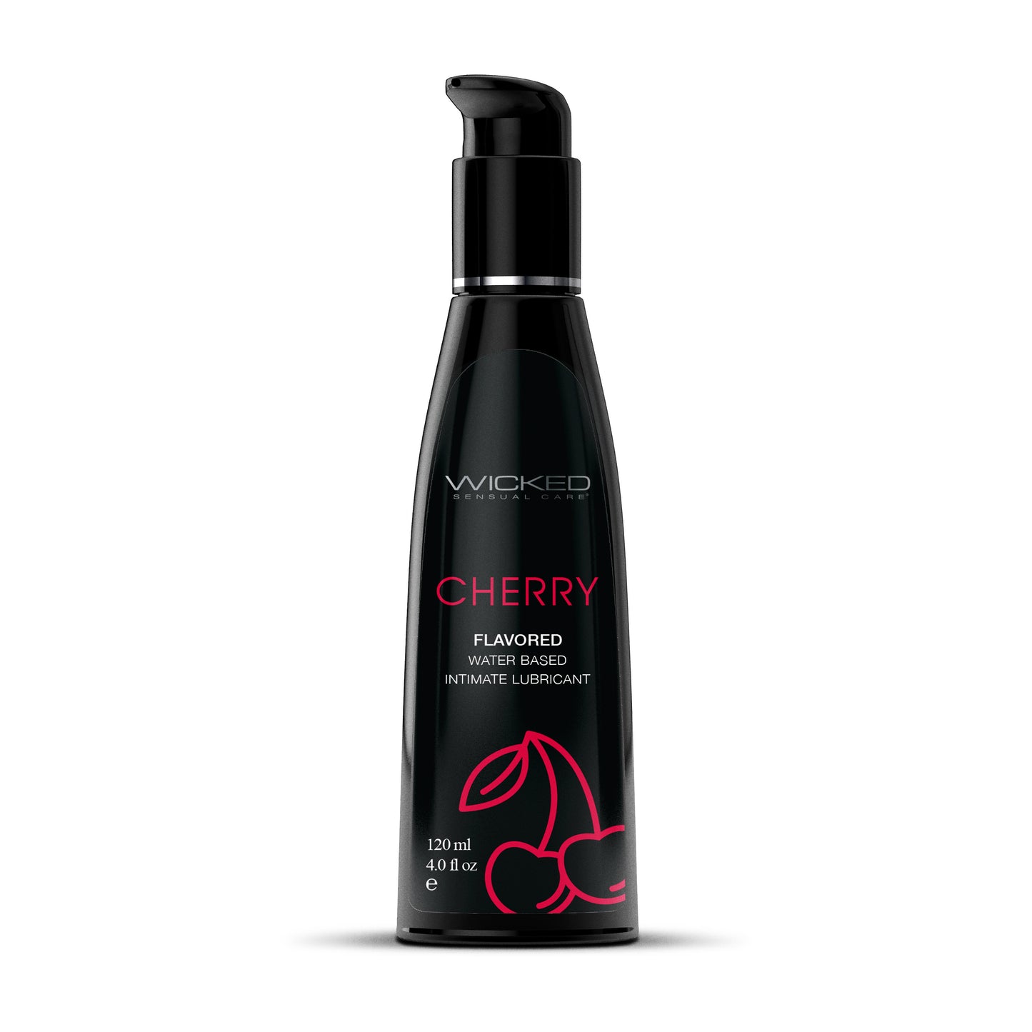 Wicked Aqua Cherry Flavored Water Based Intimate Lubricant – 4 Fl. Oz.