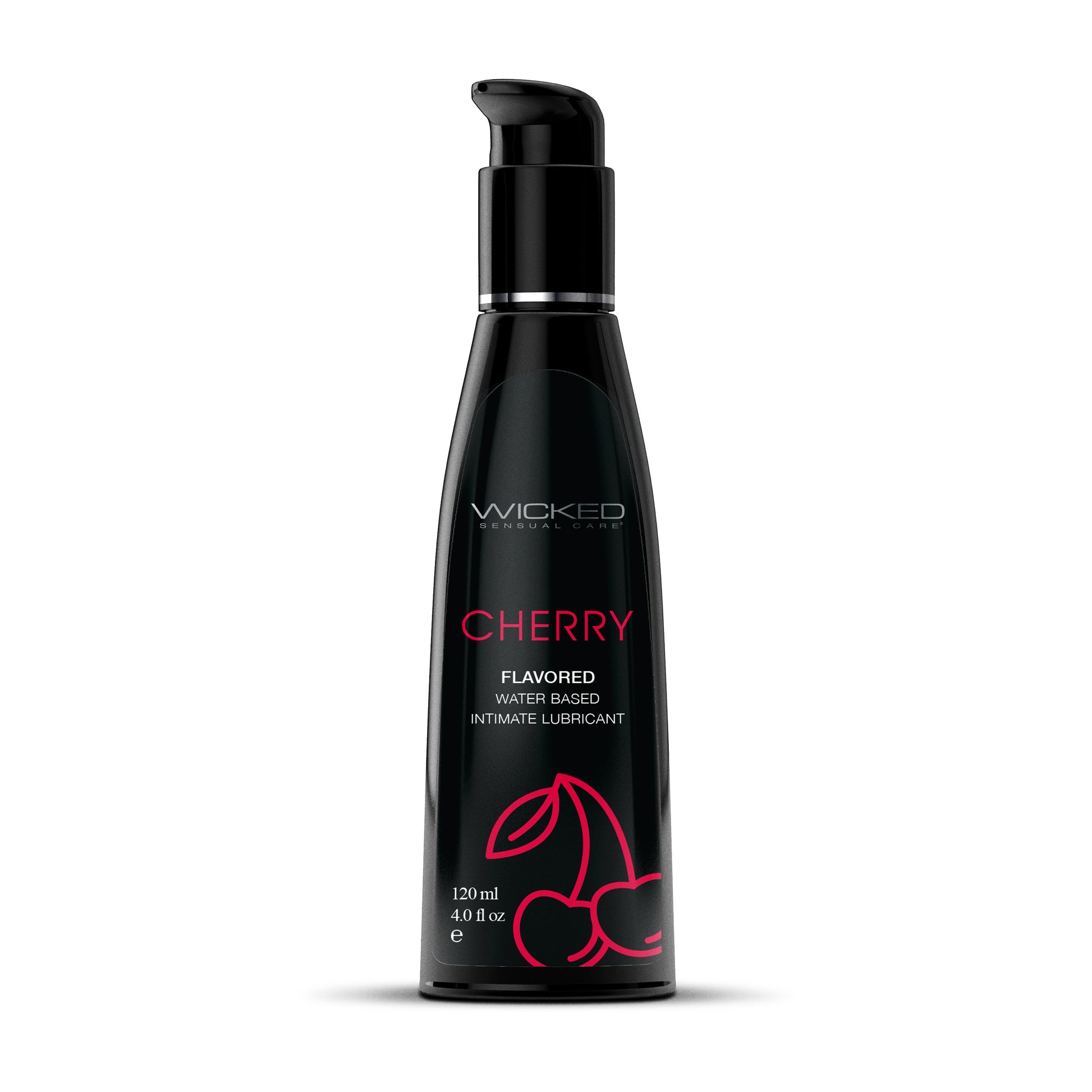 Wicked Aqua Cherry Flavored Water Based Intimate Lubricant – 4 Fl. Oz.