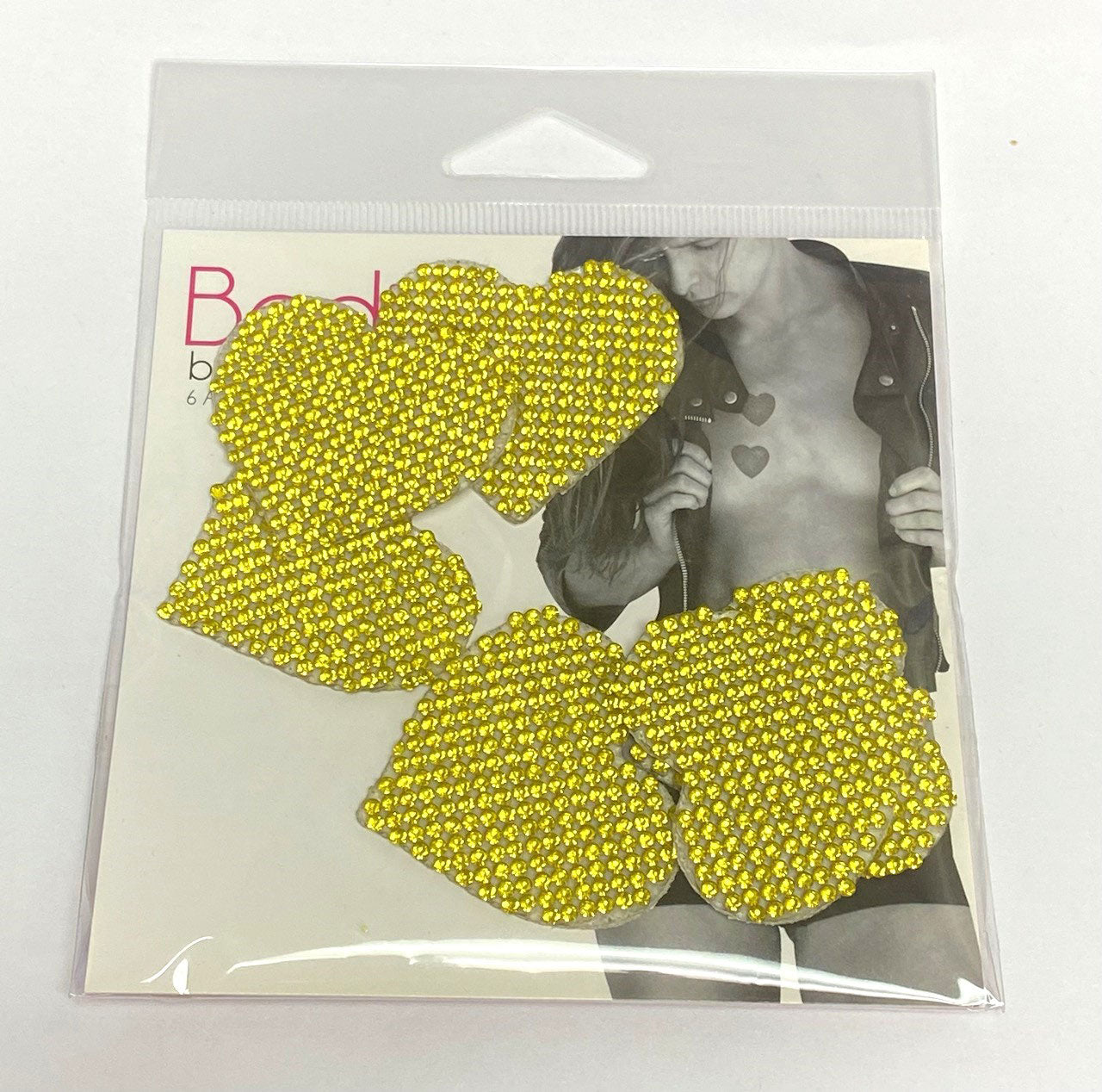 Neva Nude Razzle Dazzle Crystal Jewel Sparkle Body Stickers 6 Pk - Gold