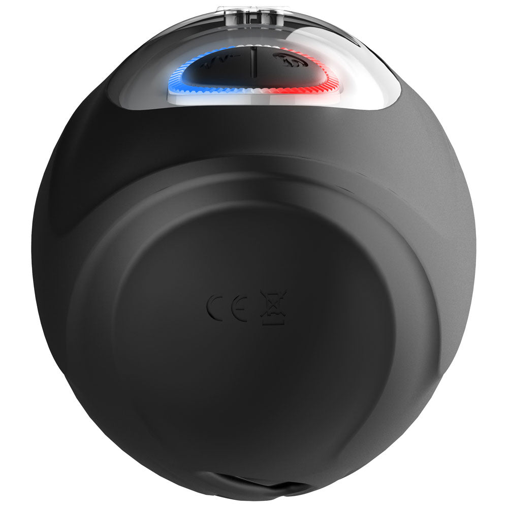 Score Pure Sport 7 Warming and Vibrating Masturbator – Black