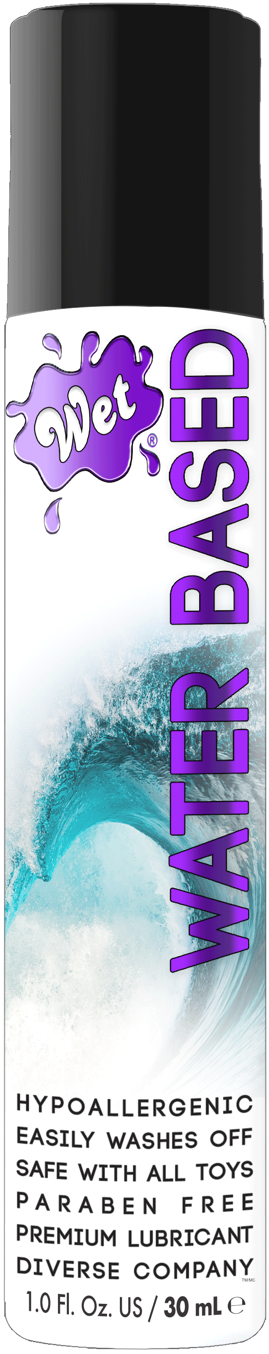 Wet Original Water Based Lubricant 1 Fl Oz - Premium Gel-Like Formula - Odorless and Latex Friendly