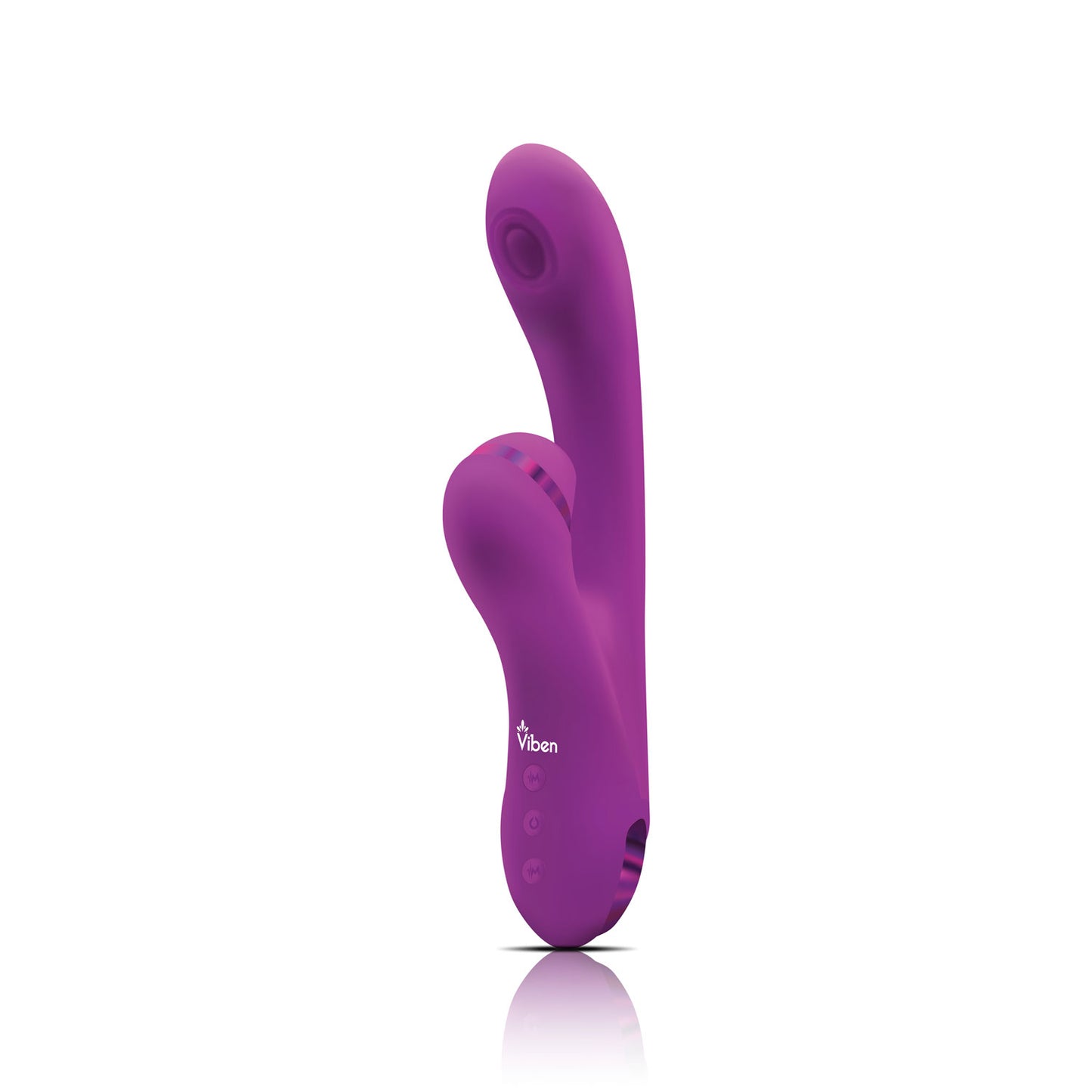Zazzle Clitoral Suction/Thumping Rabbit - G-Spot Vibrator - Berry