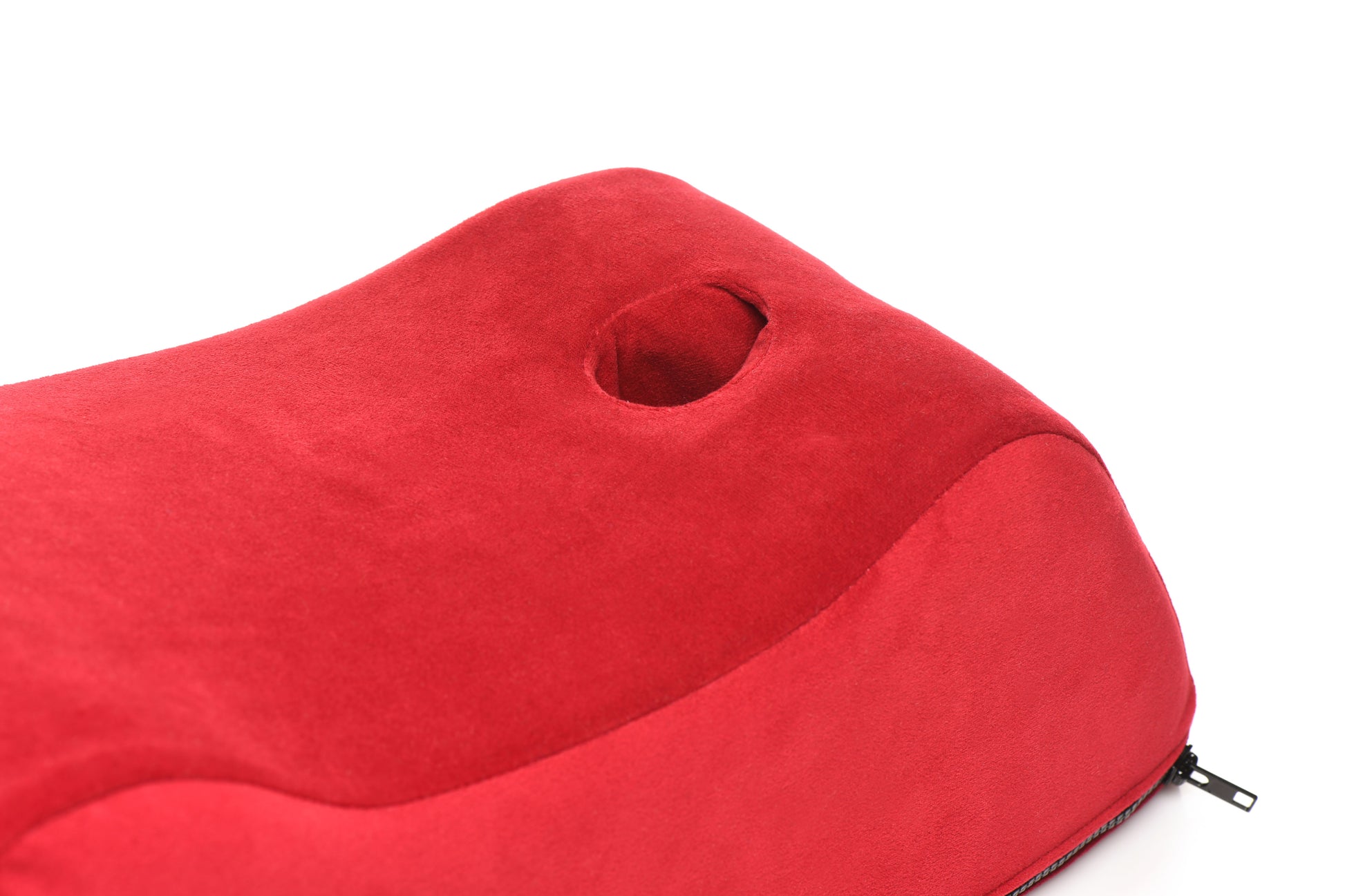 Delux Wand Saddle - Ergonomic Foam Support for Wand Vibrators - Red