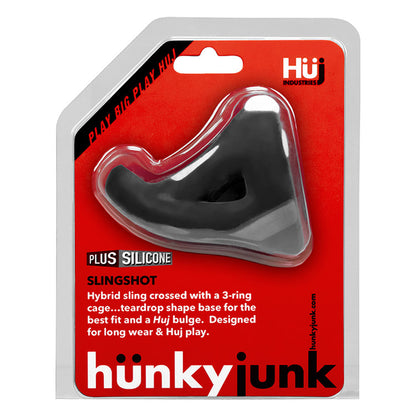Hunkyjunk Slingshot 3 Ring Teardrop C-Ring - Black