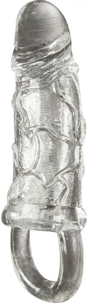Maxx Men Compact Penis Sleeve – Clear, Veined Design for Enhanced Girth and Length
