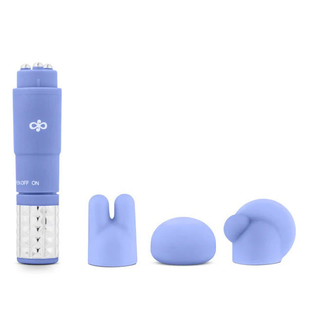 Blush Rose Revitalize Massage Kit – Multi-Function Vibrator – Blue