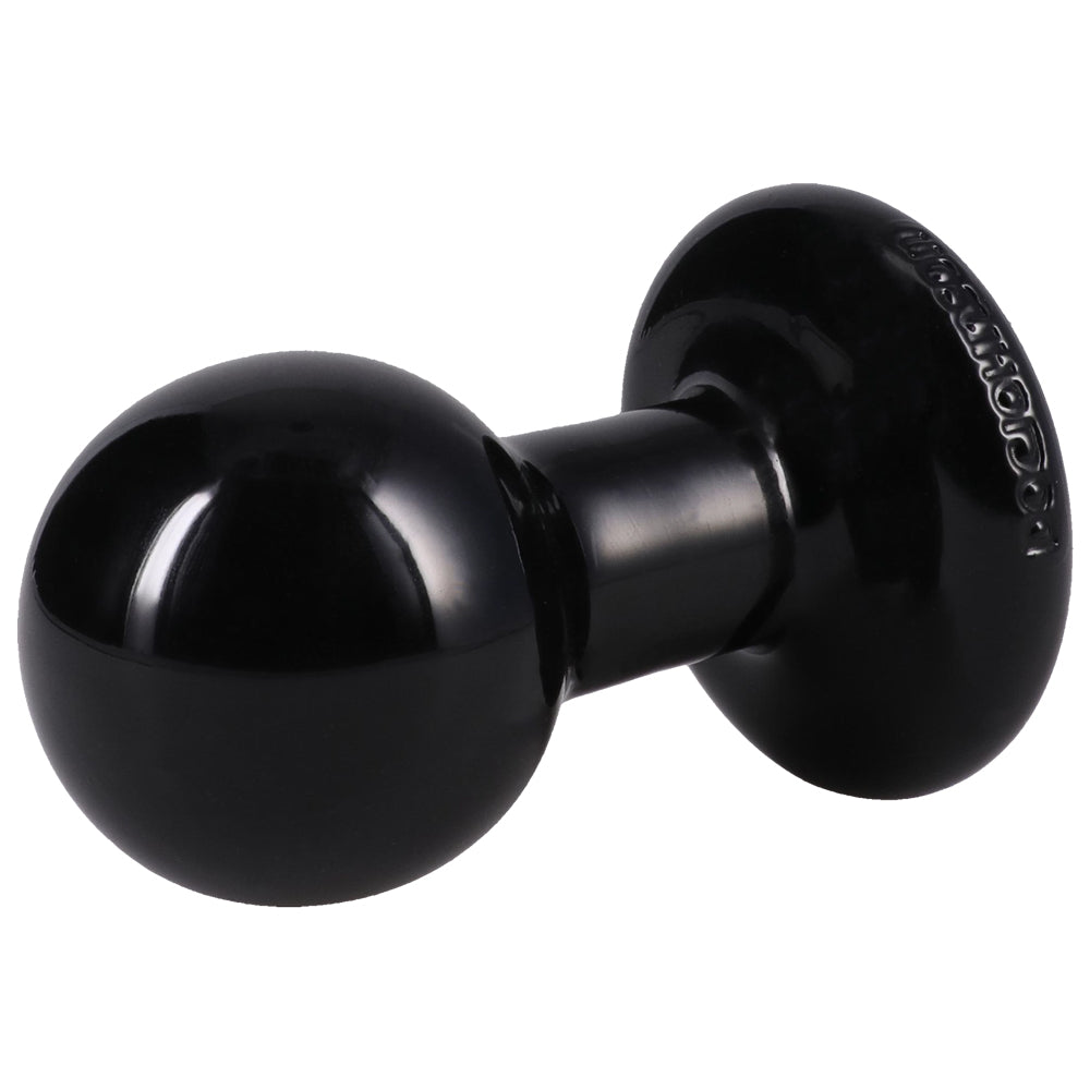 Doc Johnson Round Butt Plug Small Anal Plug, Phthalate-Free, Black