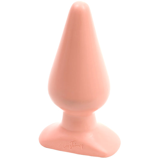 Doc Johnson Classic Butt Plug Smooth - Large - Phthalate-Free - White