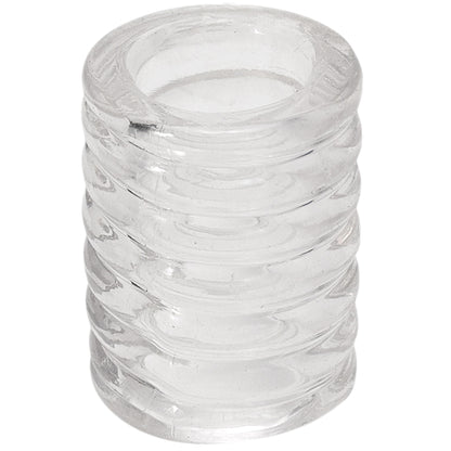 Titanmen Cock Cage - Clear - Phthalate-Free Cock Ring for Enhanced Girth