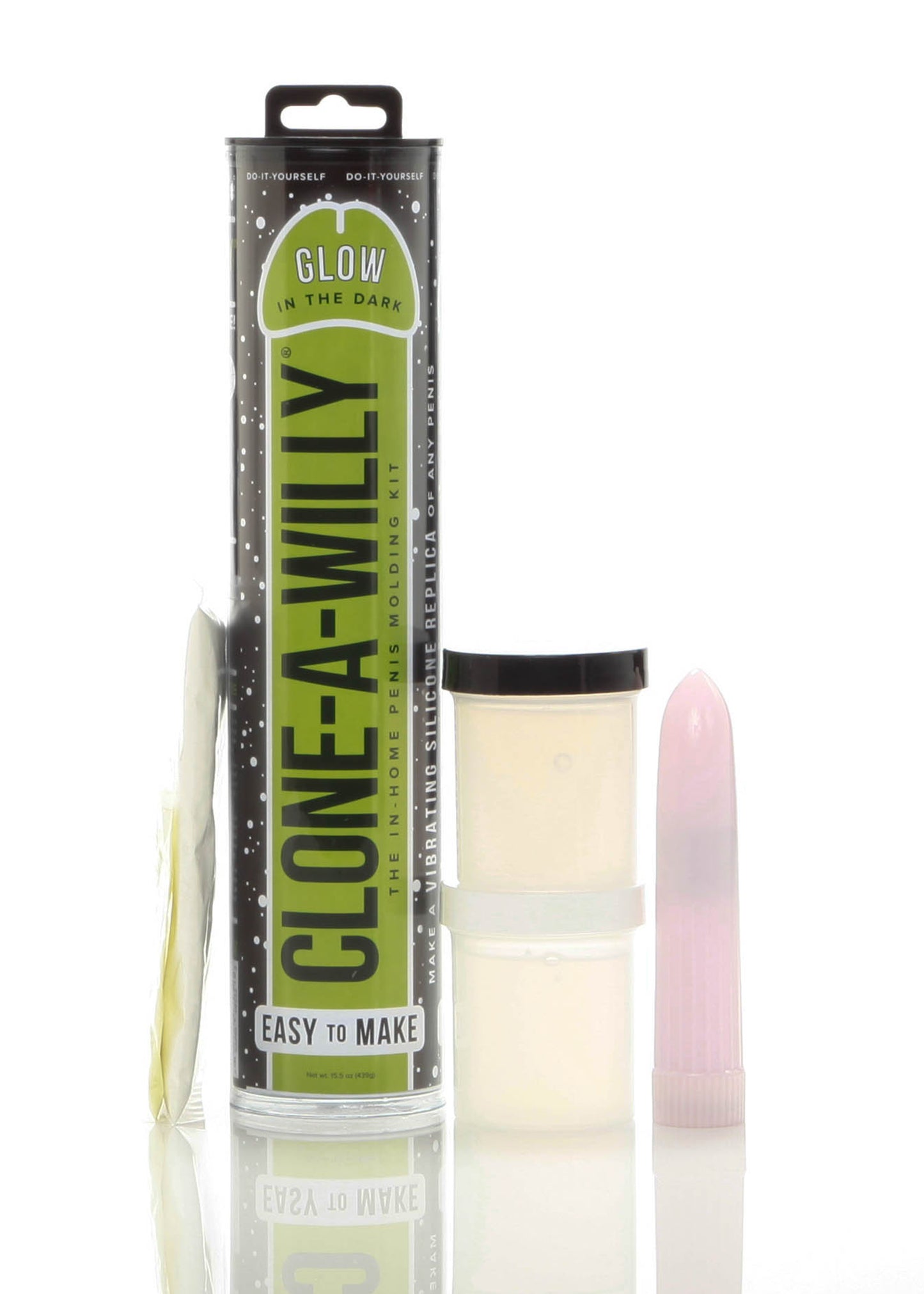 Clone-a-Willy Glow-in-the-Dark Kit - Original - Silicone Replica Maker - Green