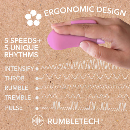 Gaia Eco Delight - Vibrating Vibe with 10 Modes - Purple