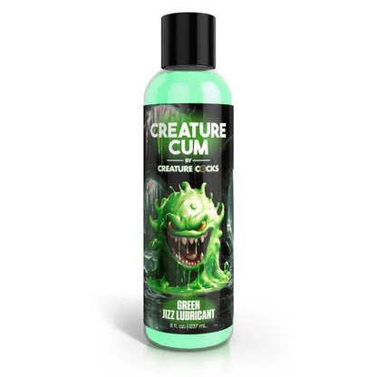 XR Brands Creature Cum Green Water-Based Lubricant 8oz – Body-Safe, Non-Staining