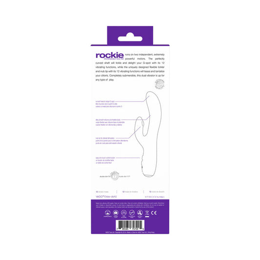 Rockie Dual Rechargeable Vibe - Indigo