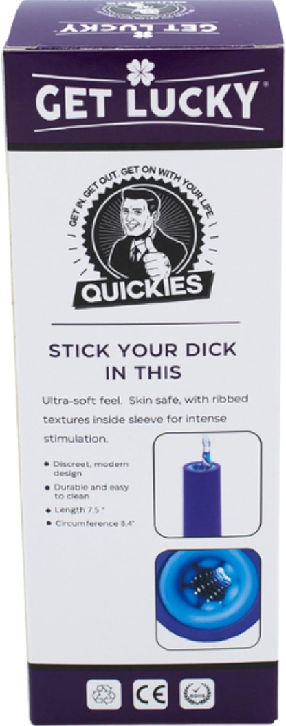 Viben Quickies Stick Your Dick in This Masturbator – Blue – Waterproof