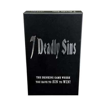 7 Deadly Sins Drinking Game – Includes 100 Sin Cards and Game Chips