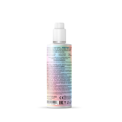 Wicked Simply Aqua Water Based Lubricant - 4 Fl. Oz. - Clear
