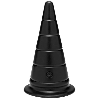 Doc Johnson TitanMen Anal Stretcher 6 Inch Plug - Cone-Shaped, Black