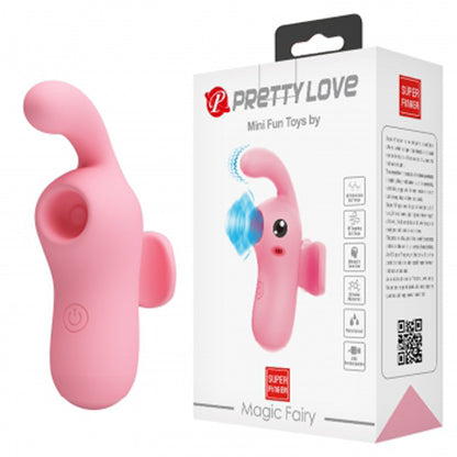Pretty Love Magic Fairy Finger Vibrator - Pink - Multi-Function, Waterproof