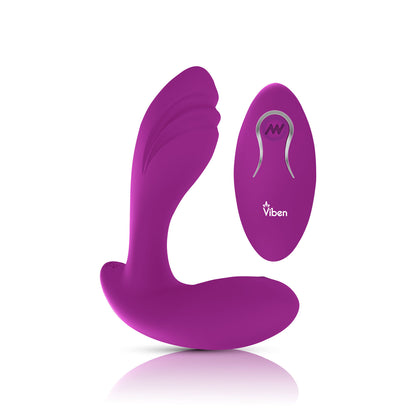 Epiphany Dual Motor Clitoral Rollerball Panty Vibe - Berry