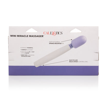 CalExotics My Mini Miracle Massager Wand – Multi-Speed – Purple